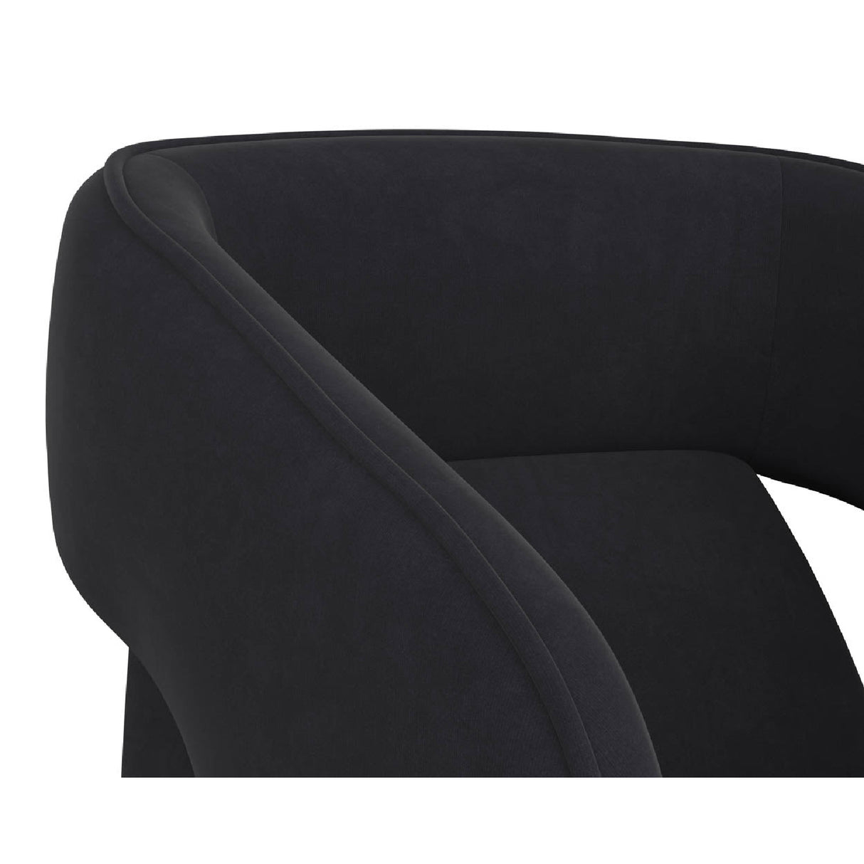 Modern European furniture - Fabric Upholstered Wheel Dining Armchair - www.oroa.com | Oroa.com
