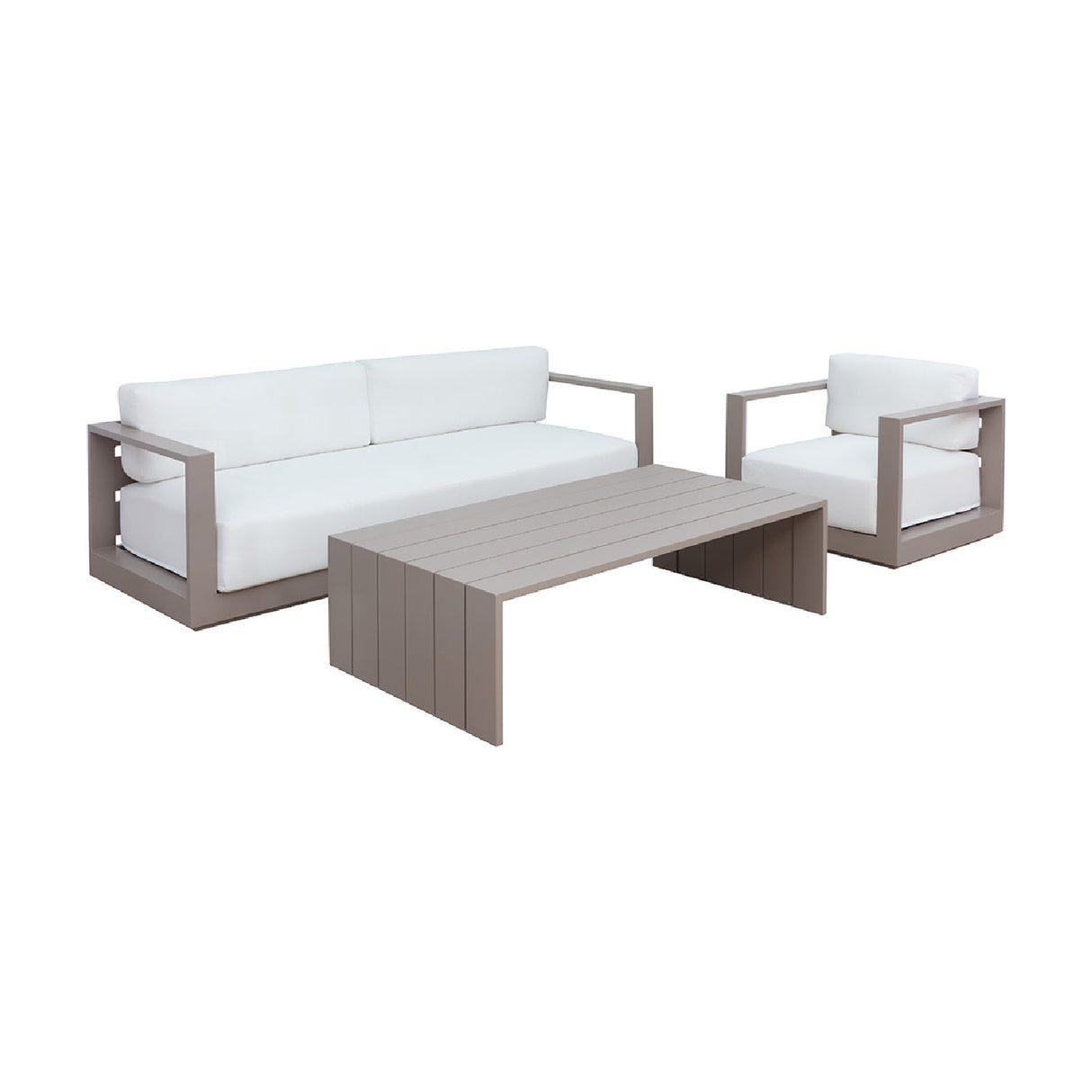 Modern European furniture - Aluminum Framed Outdoor Lounge Armchair - www.oroa.com | Oroa.com