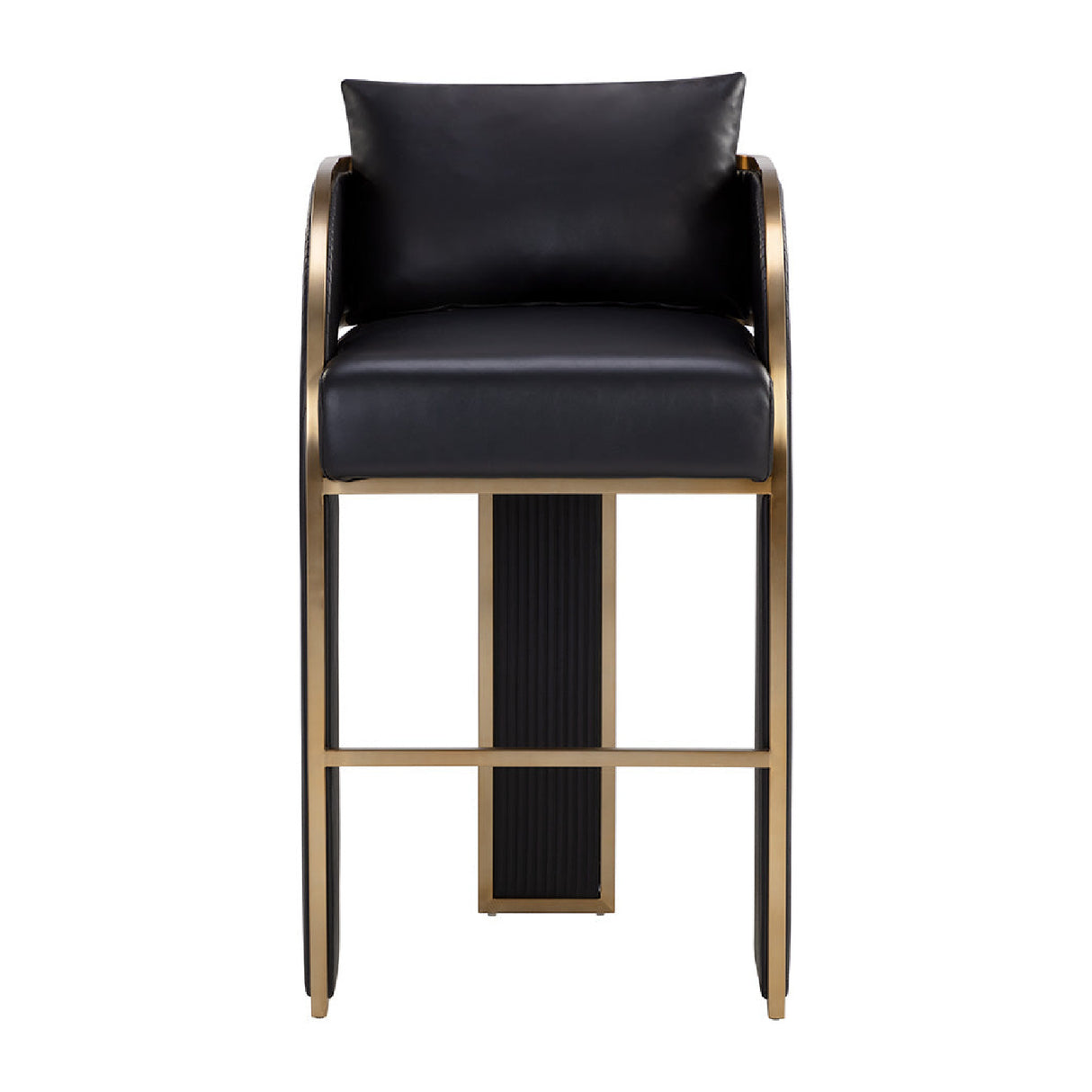 Modern European furniture - 3-Legged Leather Bar Stool - www.oroa.com | Oroa.com