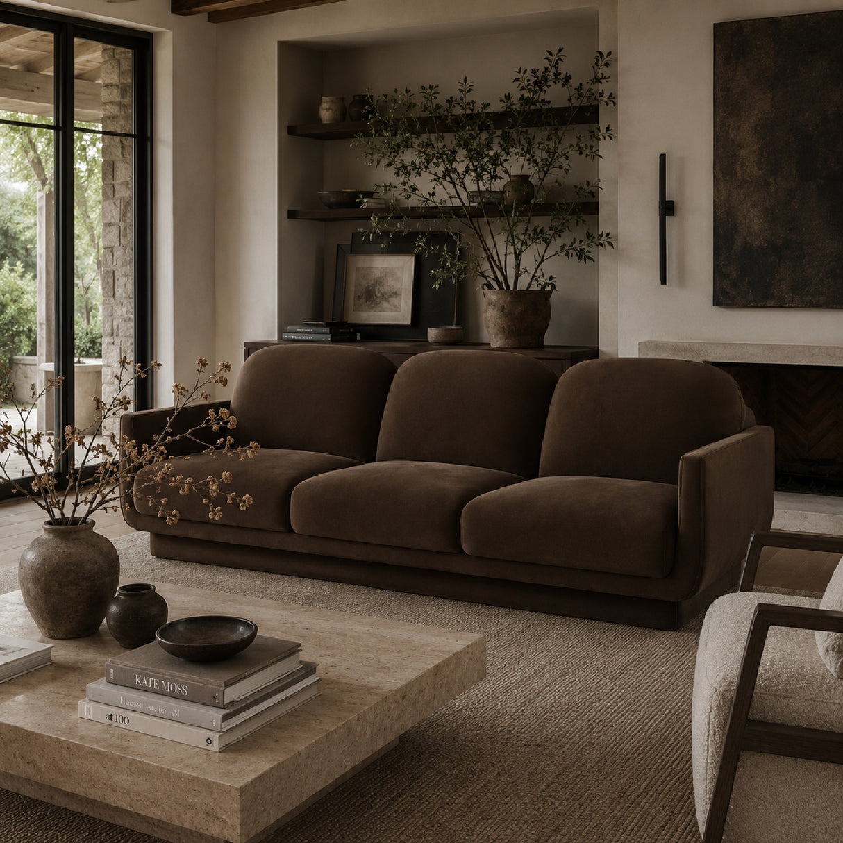 Modern European furniture - Retro Style Fabric Sofa - www.oroa.com | Oroa.com