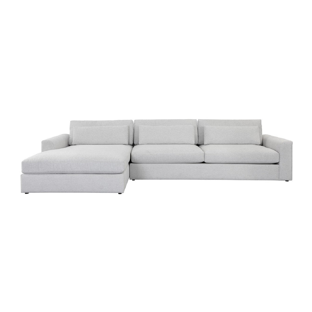 Modern European furniture - White Left Sofa Chaise - www.oroa.com | Oroa.com