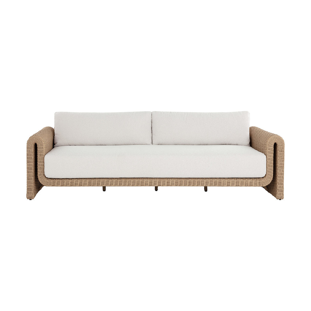 Modern European furniture - Twisted Wicker Outdoor Sofa - www.oroa.com | Oroa.com