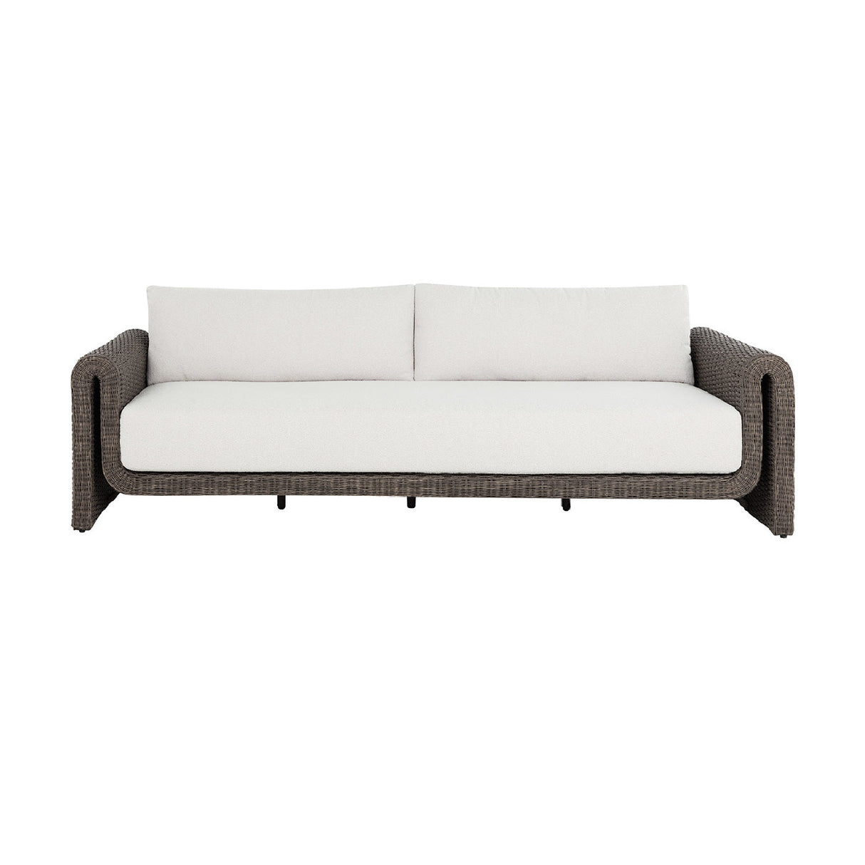 Modern European furniture - Twisted Wicker Outdoor Sofa - www.oroa.com | Oroa.com