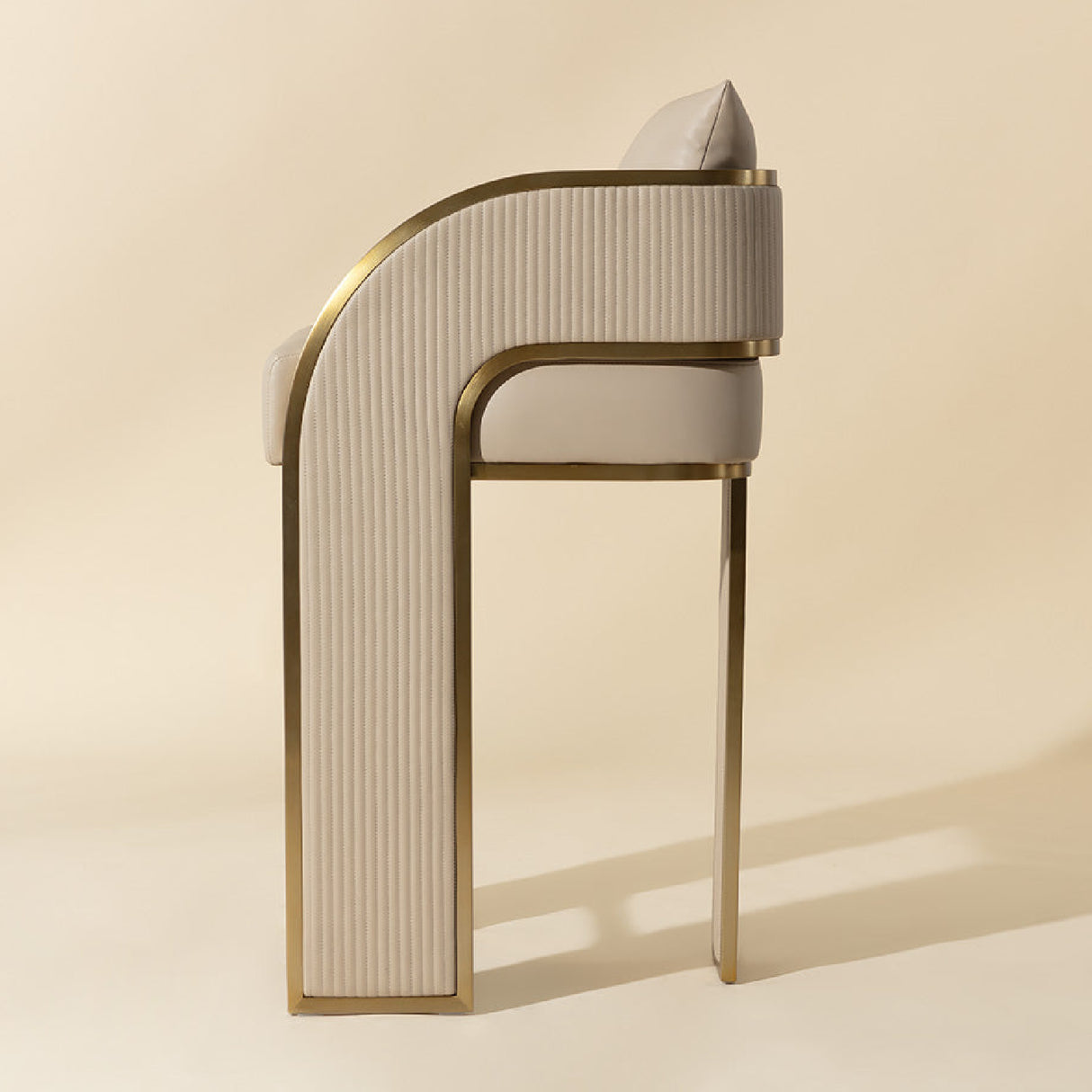 Modern European furniture - 3-Legged Leather Bar Stool - www.oroa.com | Oroa.com