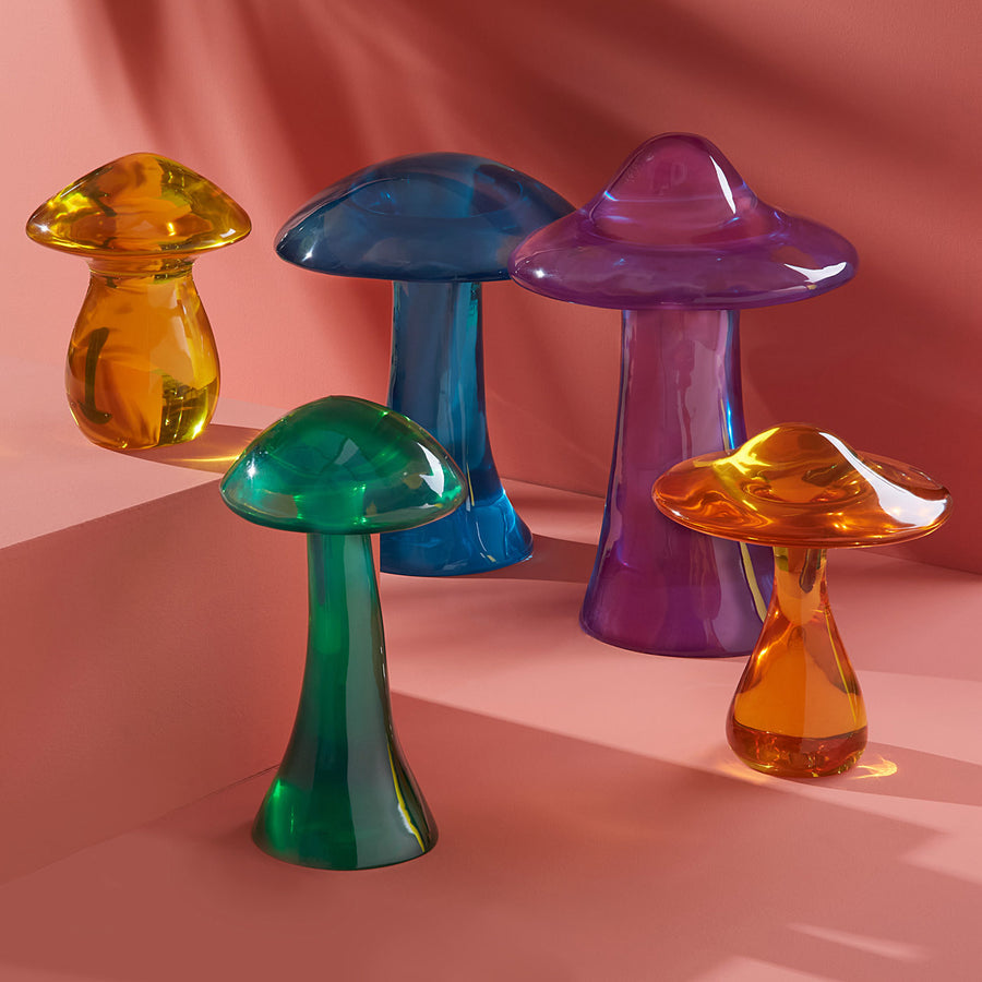 Yellow Acrylic Decorative Object | Jonathan Adler Mushroom | Oroa.com
