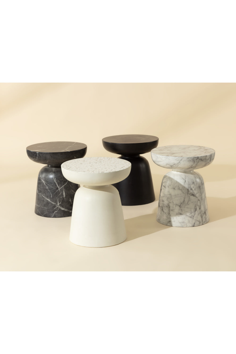 Modern European furniture - Black Indoor/Outdoor End Table - www.oroa.com | Oroa.com