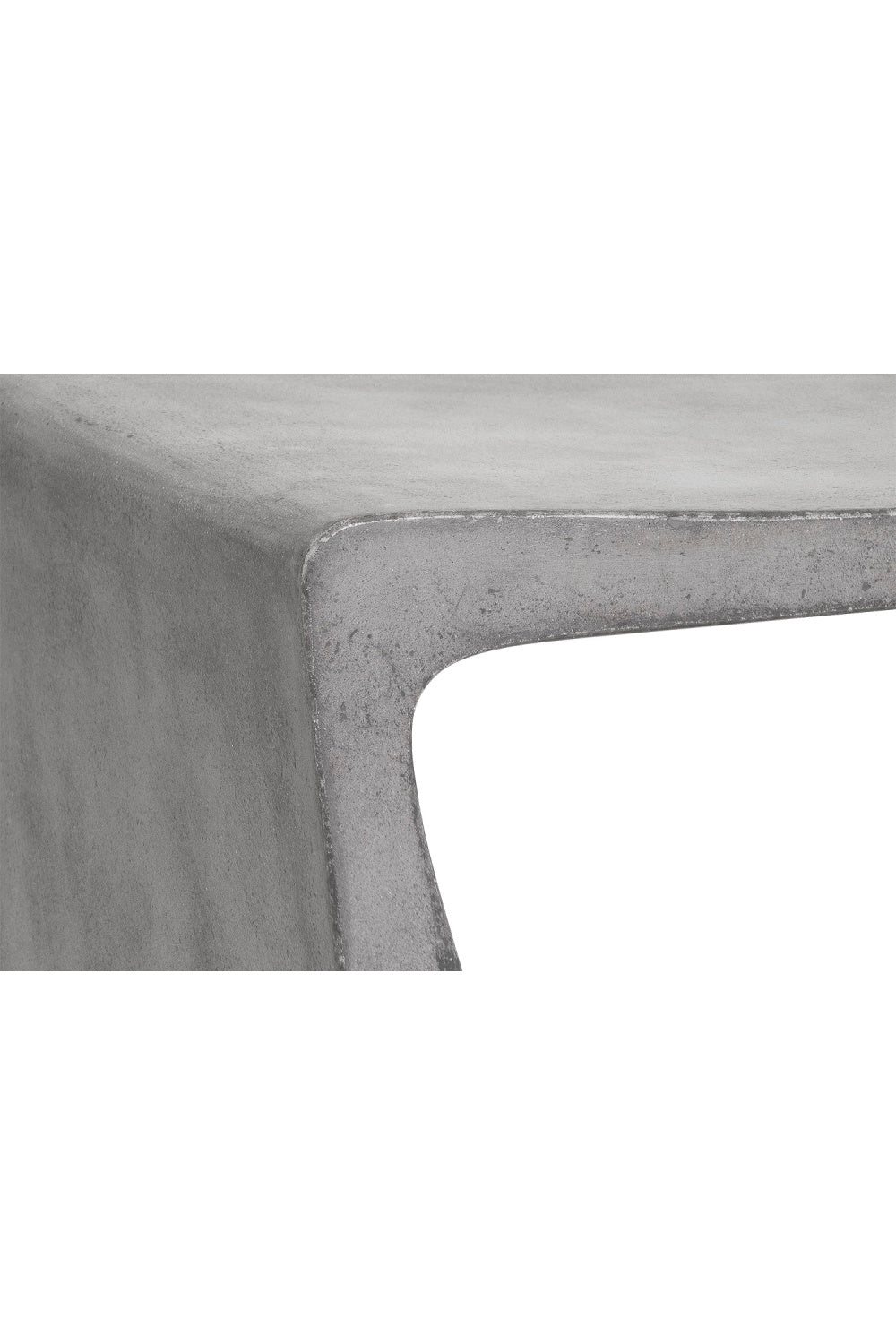 Modern European furniture - Gray Asymmetrical Indoor/Outdoor End Table - www.oroa.com | Oroa.com