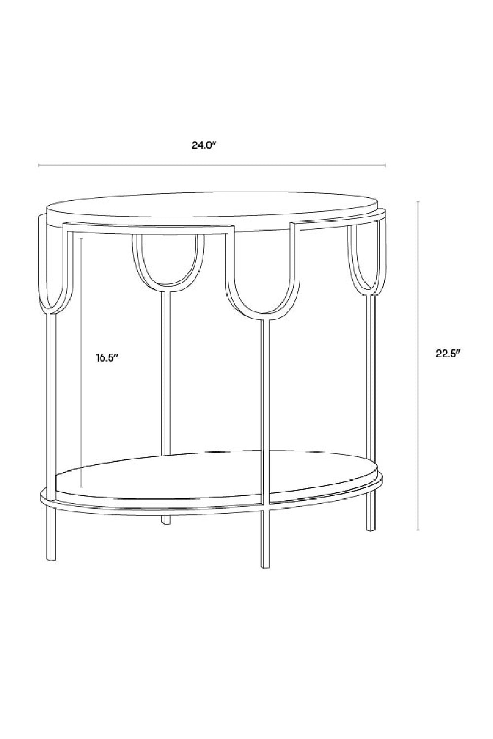 Modern European furniture - Oval Gray Concrete Side Table - www.oroa.com | Oroa.com