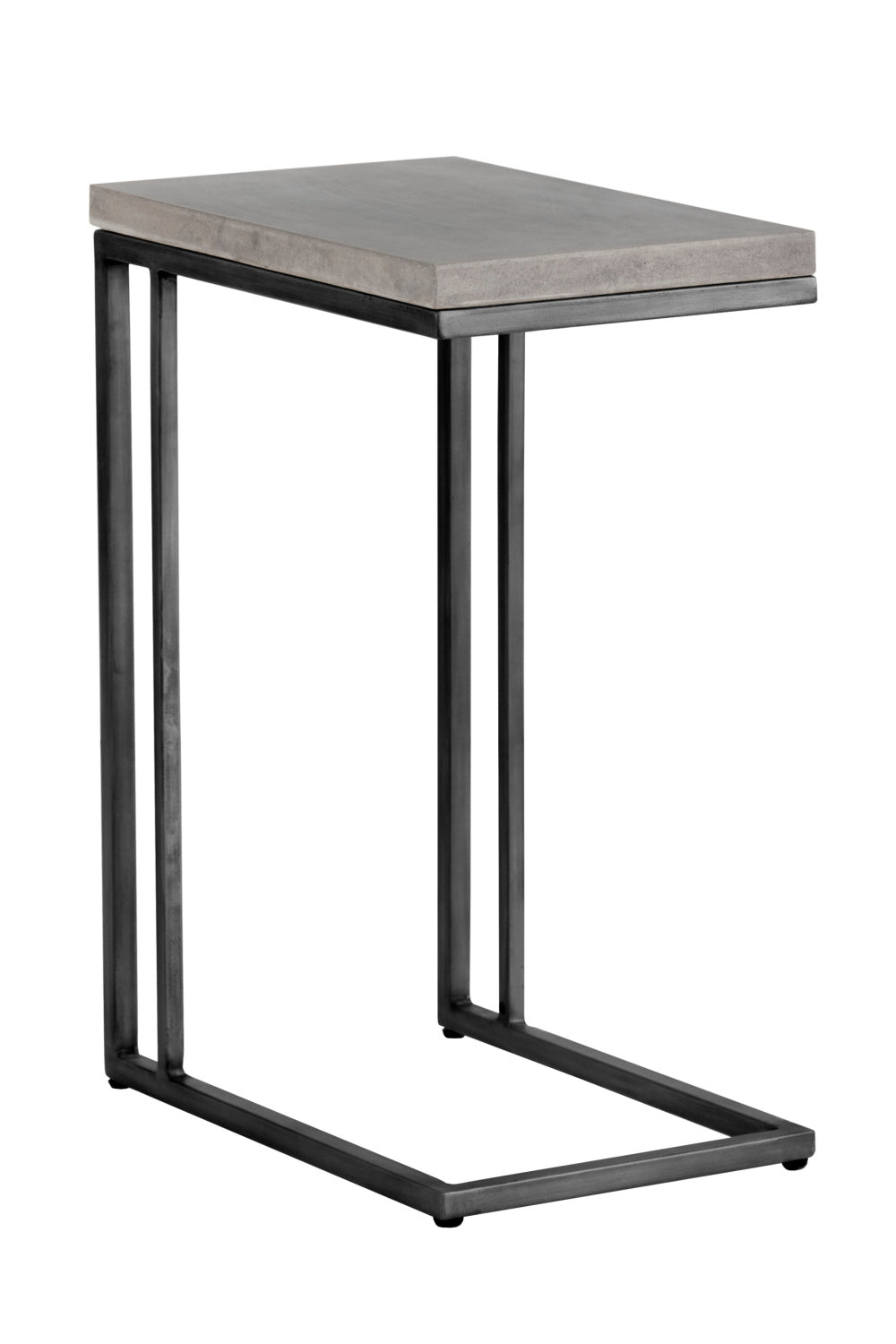 Modern European furniture - Minimalist Round Concrete Indoor/Outdoor End Table - www.oroa.com | Oroa.com