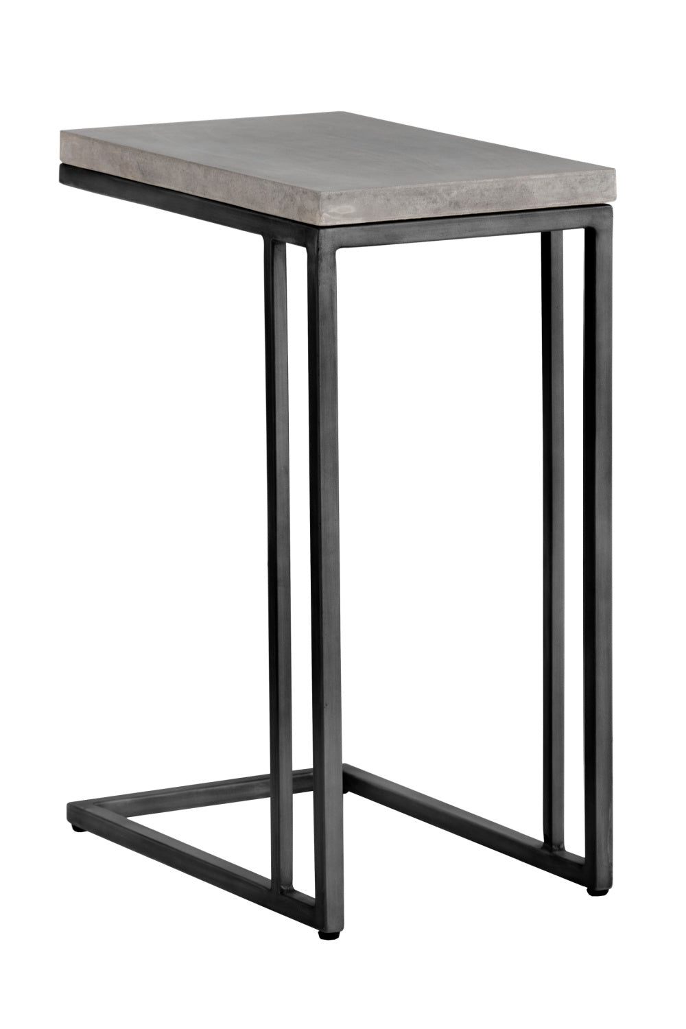 Modern European furniture - Minimalist Round Concrete Indoor/Outdoor End Table - www.oroa.com | Oroa.com