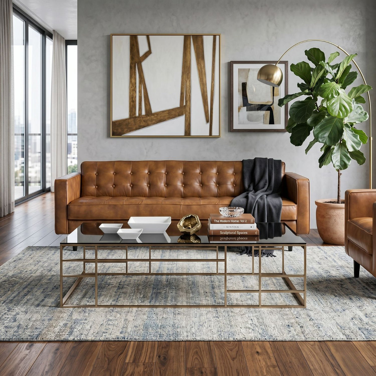 Refined Upholstered Sofa | Oroa.com