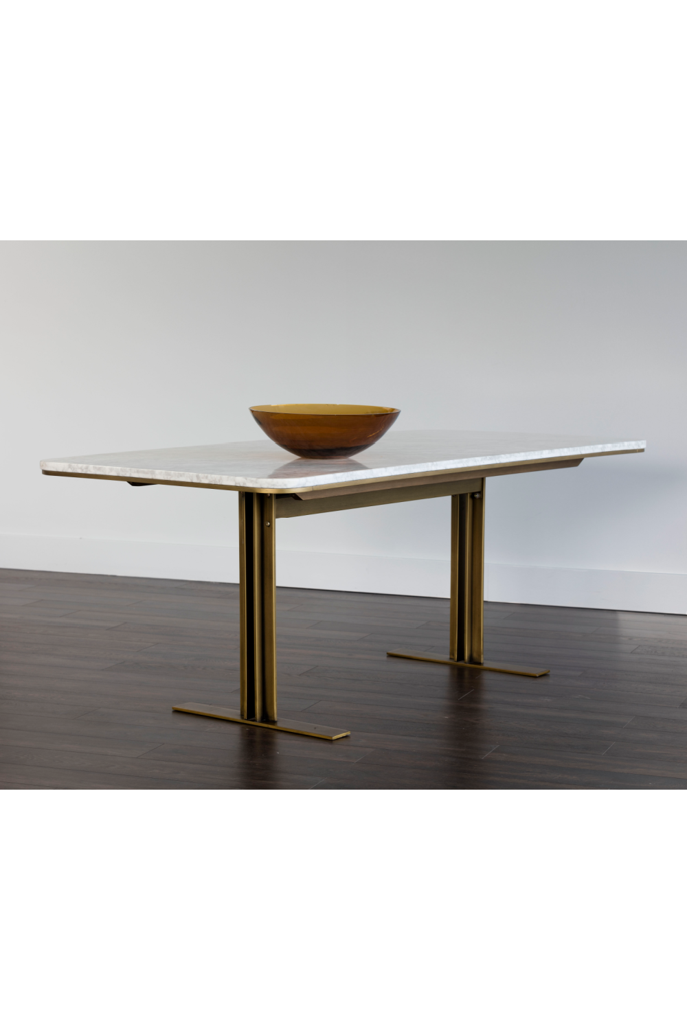 Modern European furniture - White Marble Rectangular Dining Table - www.oroa.com | Oroa.com