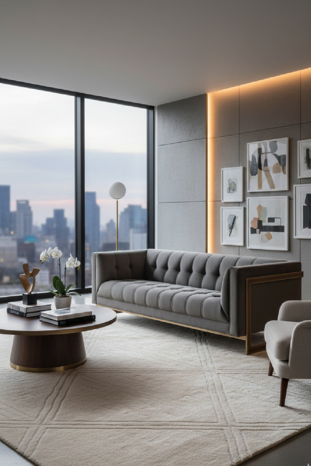 Modern European furniture - Button Tufted Sofa - www.oroa.com | Oroa.com