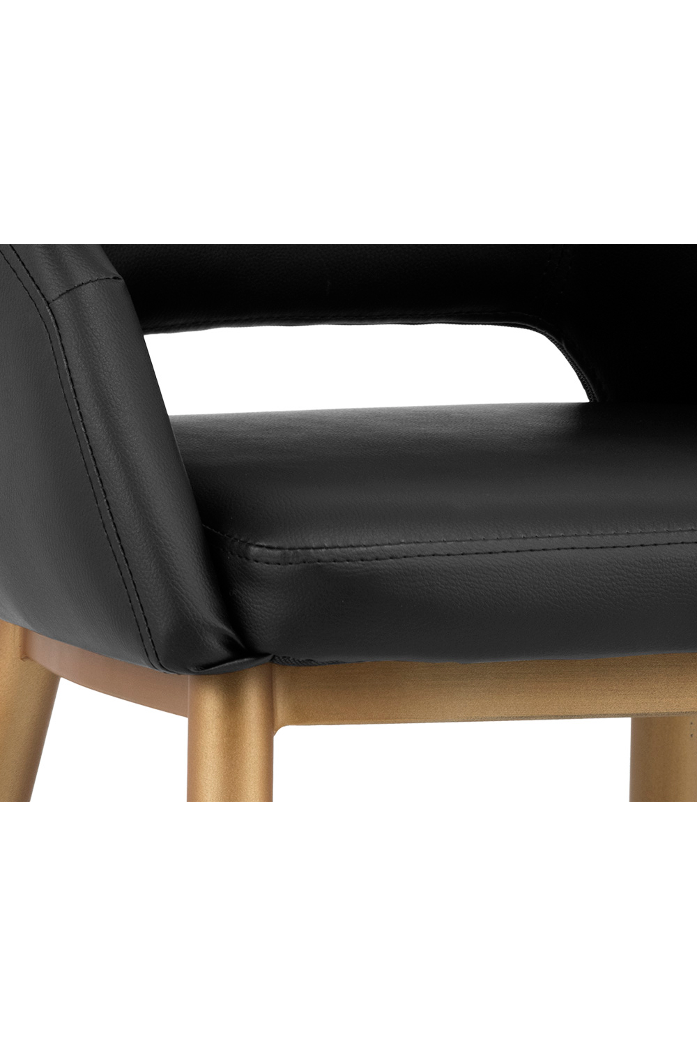 Modern European furniture - Gold Frame Barrel Dining Chair - www.oroa.com