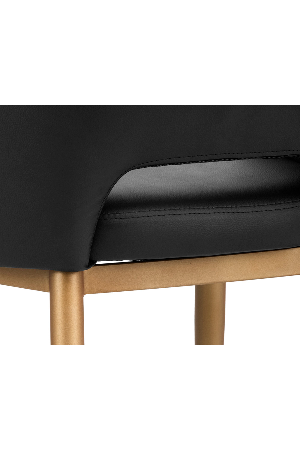 Modern European furniture - Gold Frame Barrel Dining Chair - www.oroa.com