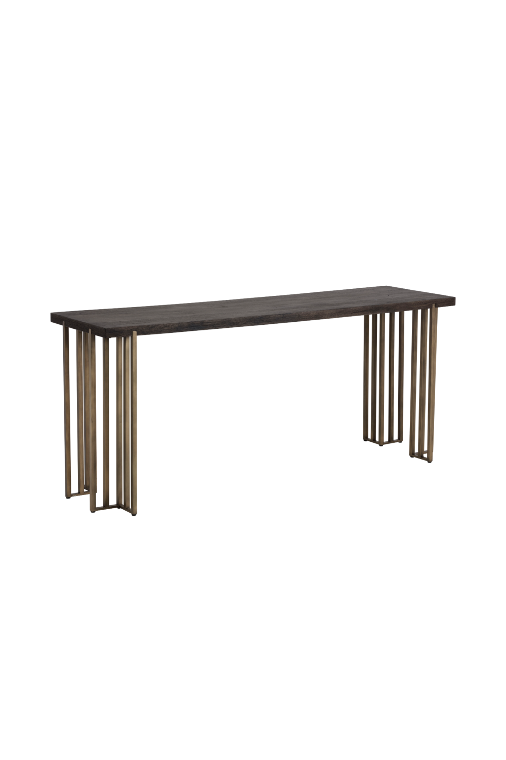 Modern European furniture - Brown Oak Console Table - www.oroa.com | Oroa.com