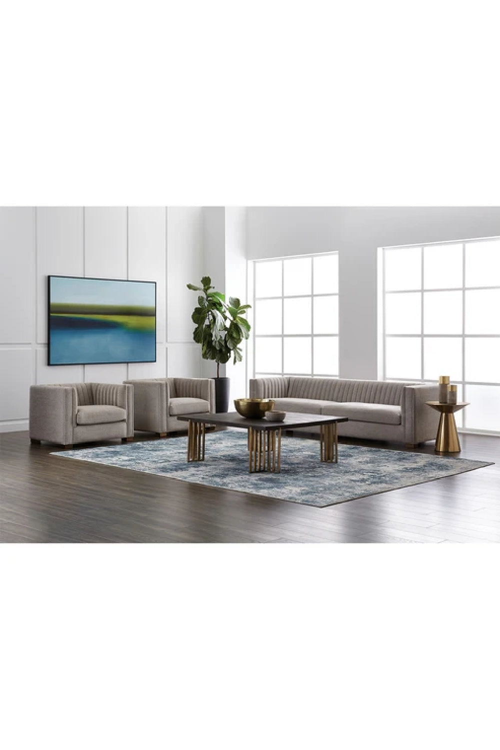 Modern European furniture - Yellow Gold End Table - www.oroa.com