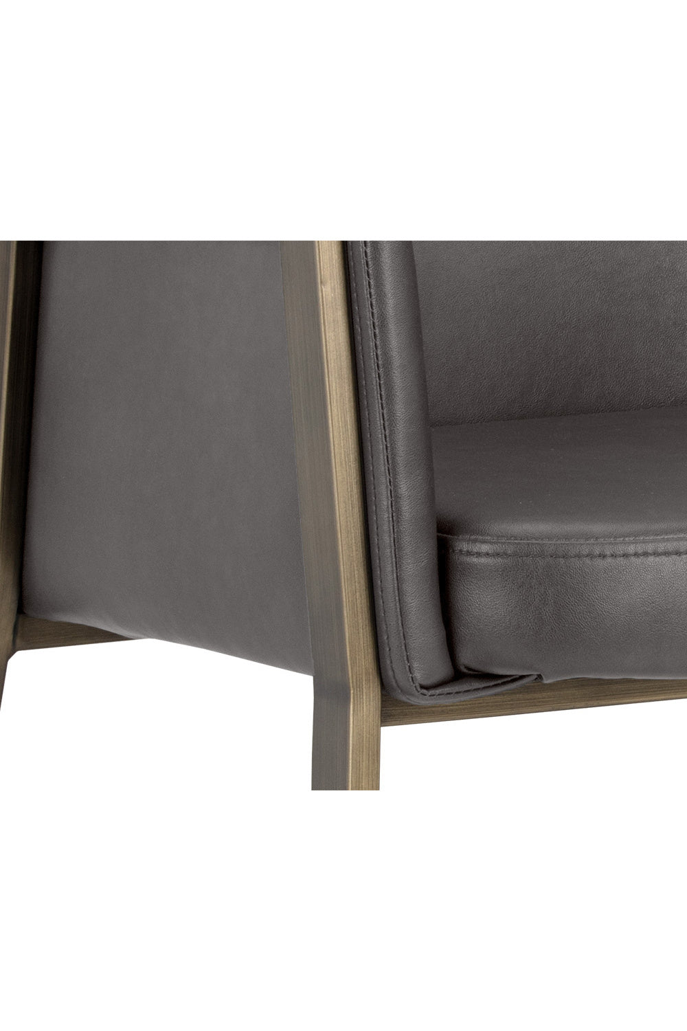 Modern European furniture - Leather Look Dining Armchair - www.oroa.com