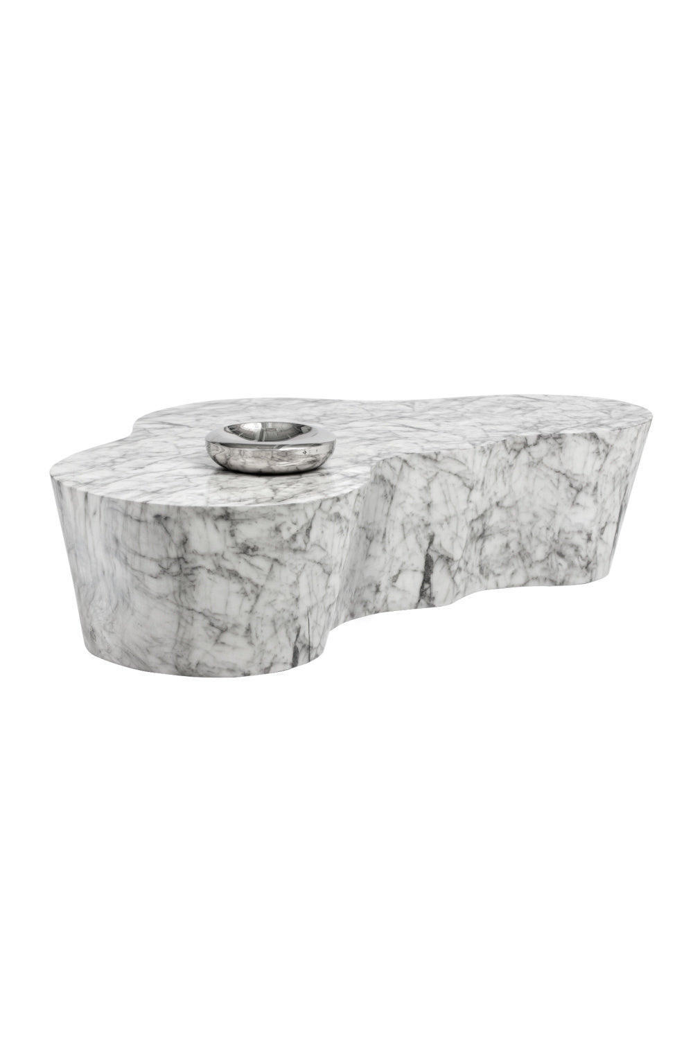 Modern European furniture - Marble-Look Indoor/Outdoor Coffee Table - www.oroa.com
