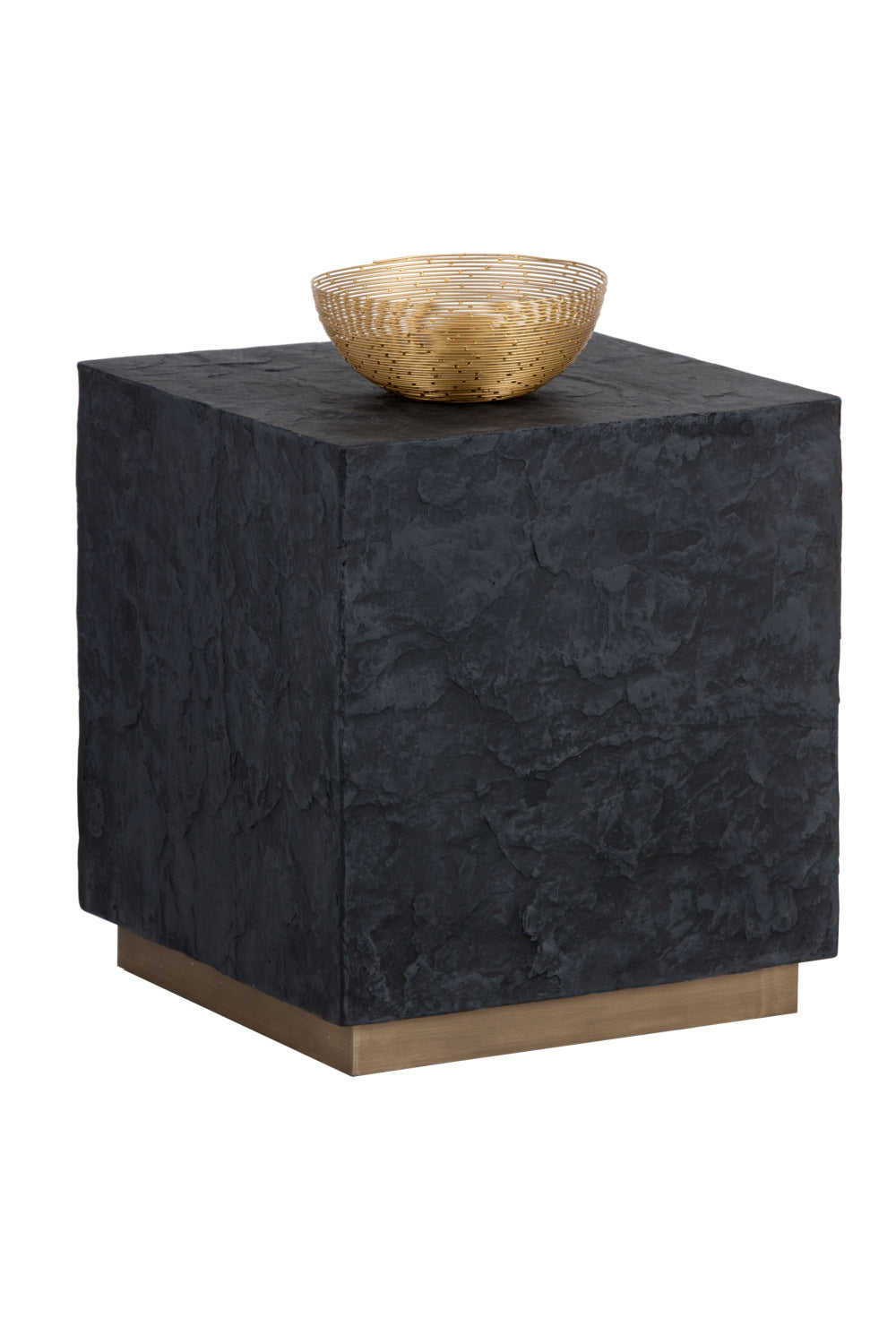 Modern European furniture - Textured Concrete End Table - www.oroa.com | Oroa.com