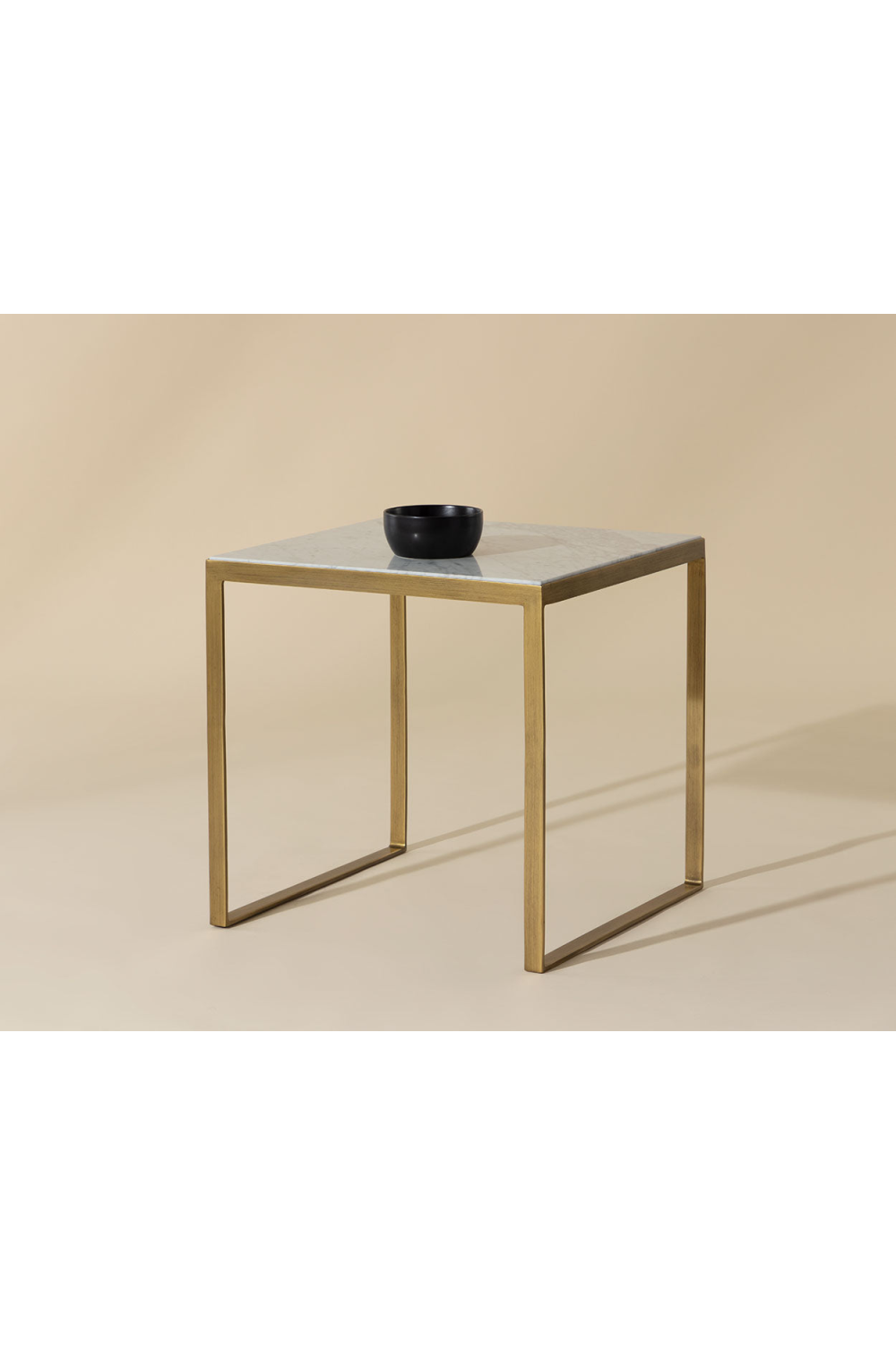 Modern European furniture - Italian Marble Square End Table - www.oroa.com | Oroa.com