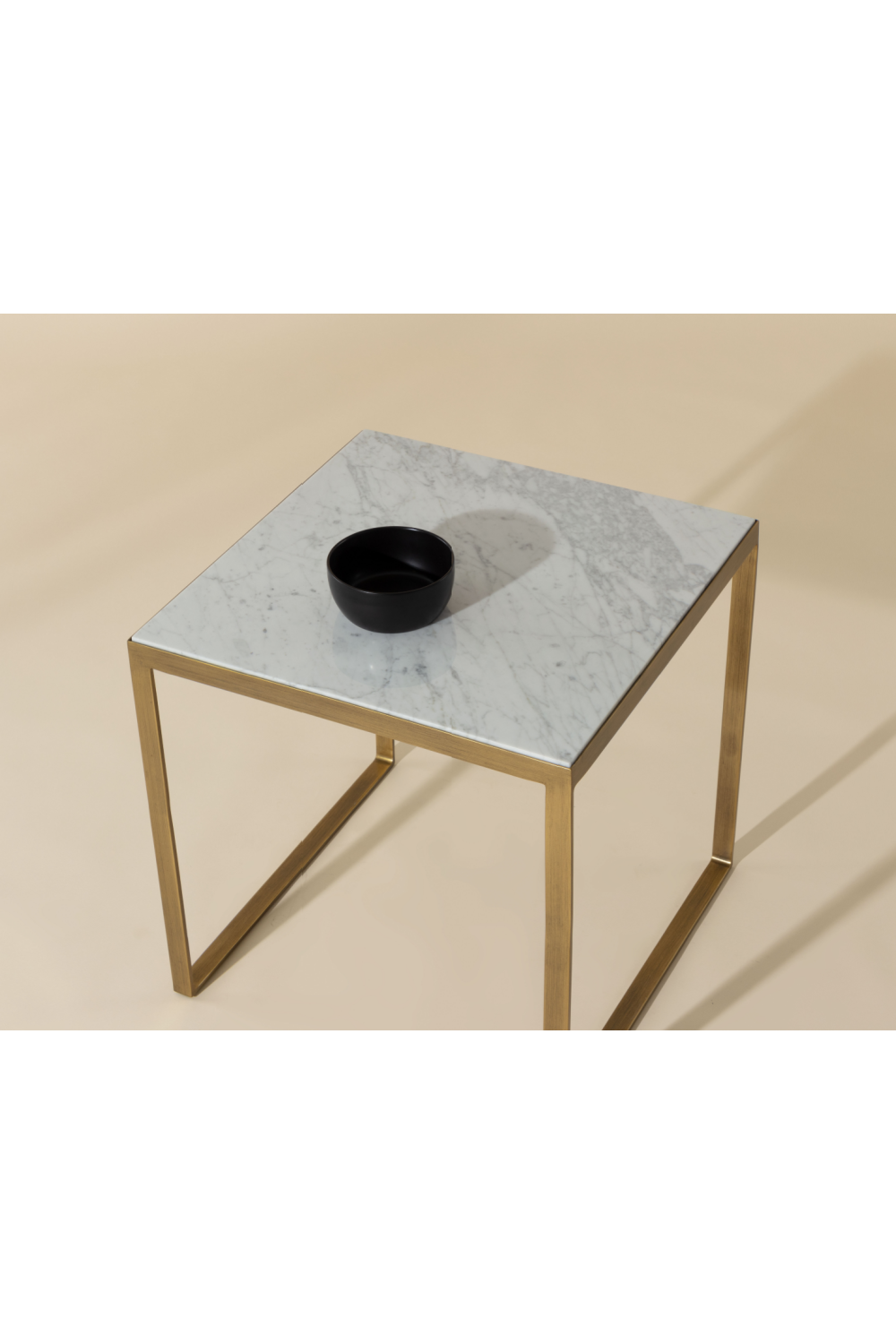 Modern European furniture - Italian Marble Square End Table - www.oroa.com | Oroa.com