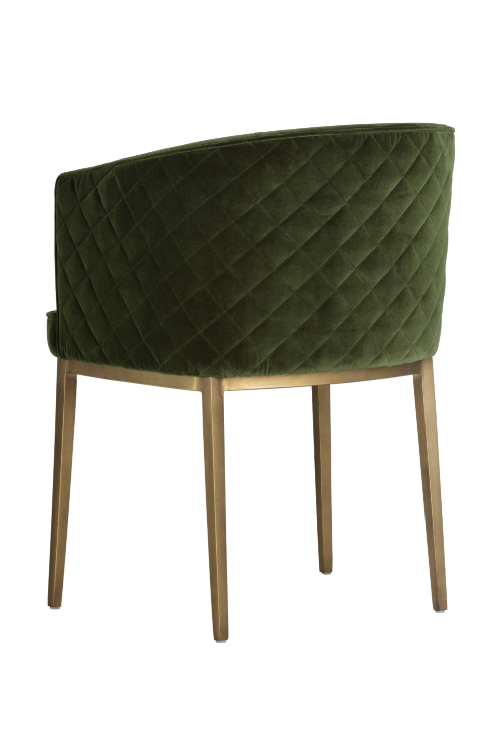 Modern European furniture - Green Diamond-Stitched Dining Chair - www.oroa.com | Oroa.com