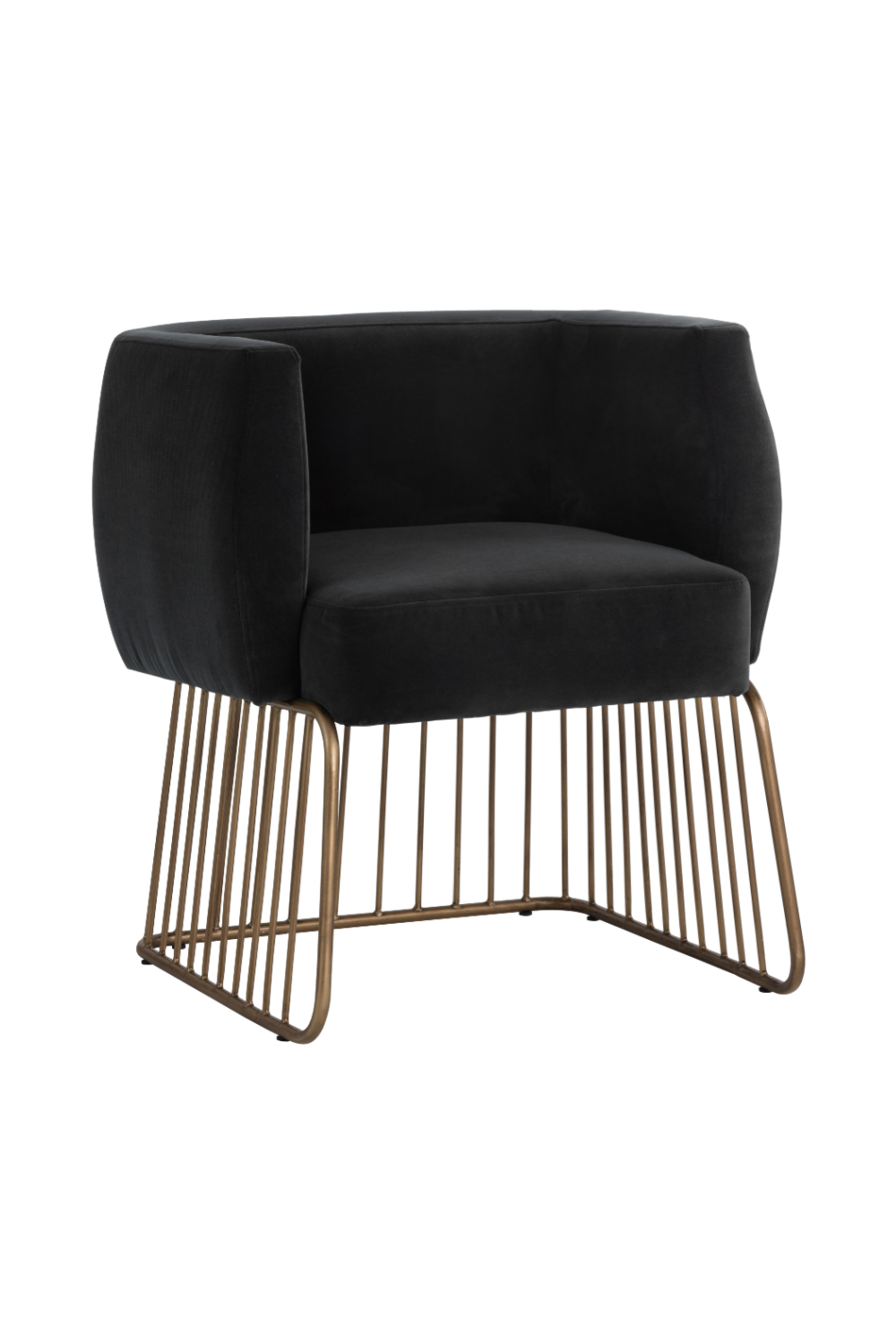 Modern European furniture - Gray Fabric Modern Dining Chair - www.oroa.com | Oroa.com