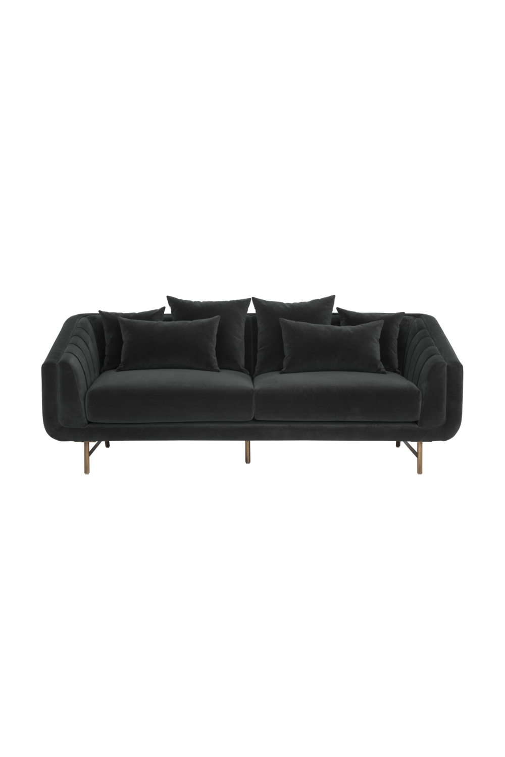 Modern European furniture - Channeled-Back 6-Cushion Sofa - www.oroa.com | Oroa.com