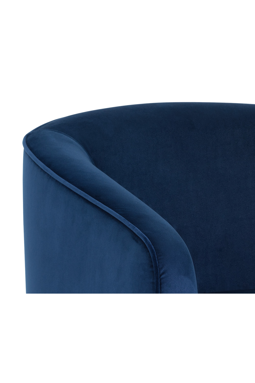 Modern European furniture - Curved Swivel Lounge Chair - www.oroa.com | Oroa.com