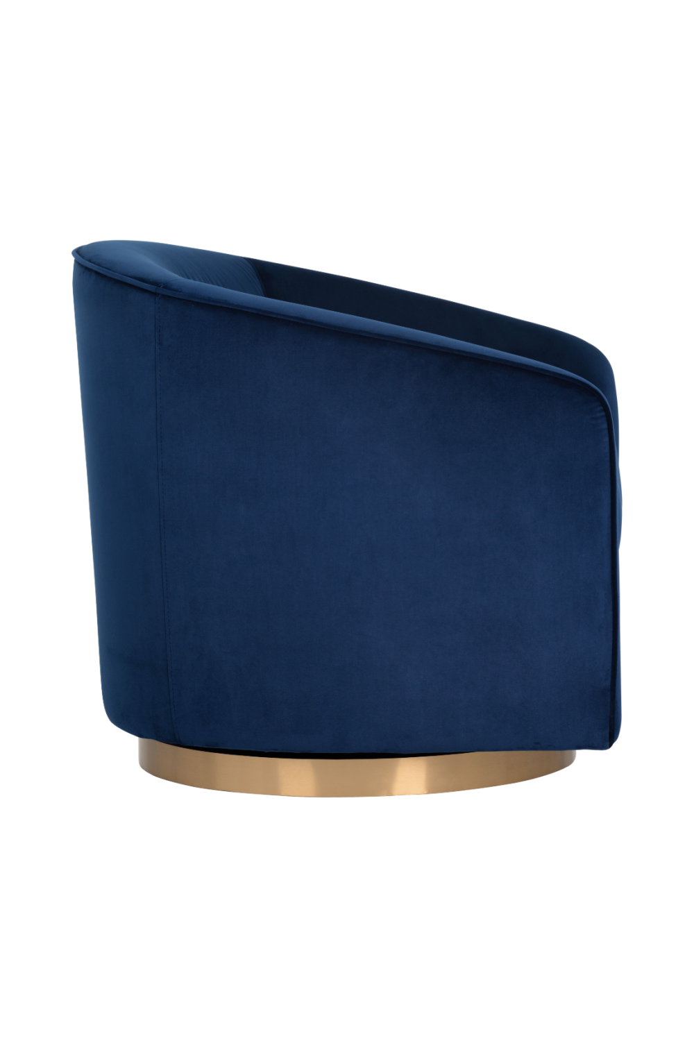 Modern European furniture - Curved Swivel Lounge Chair - www.oroa.com | Oroa.com