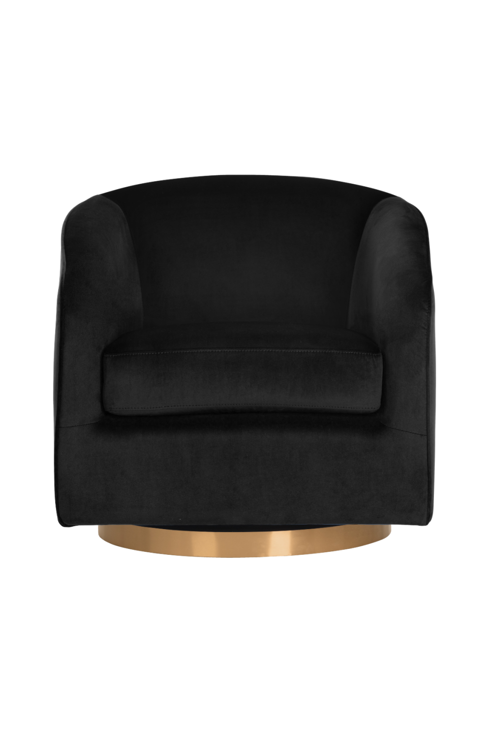 Modern European furniture - Curved Swivel Lounge Chair - www.oroa.com | Oroa.com