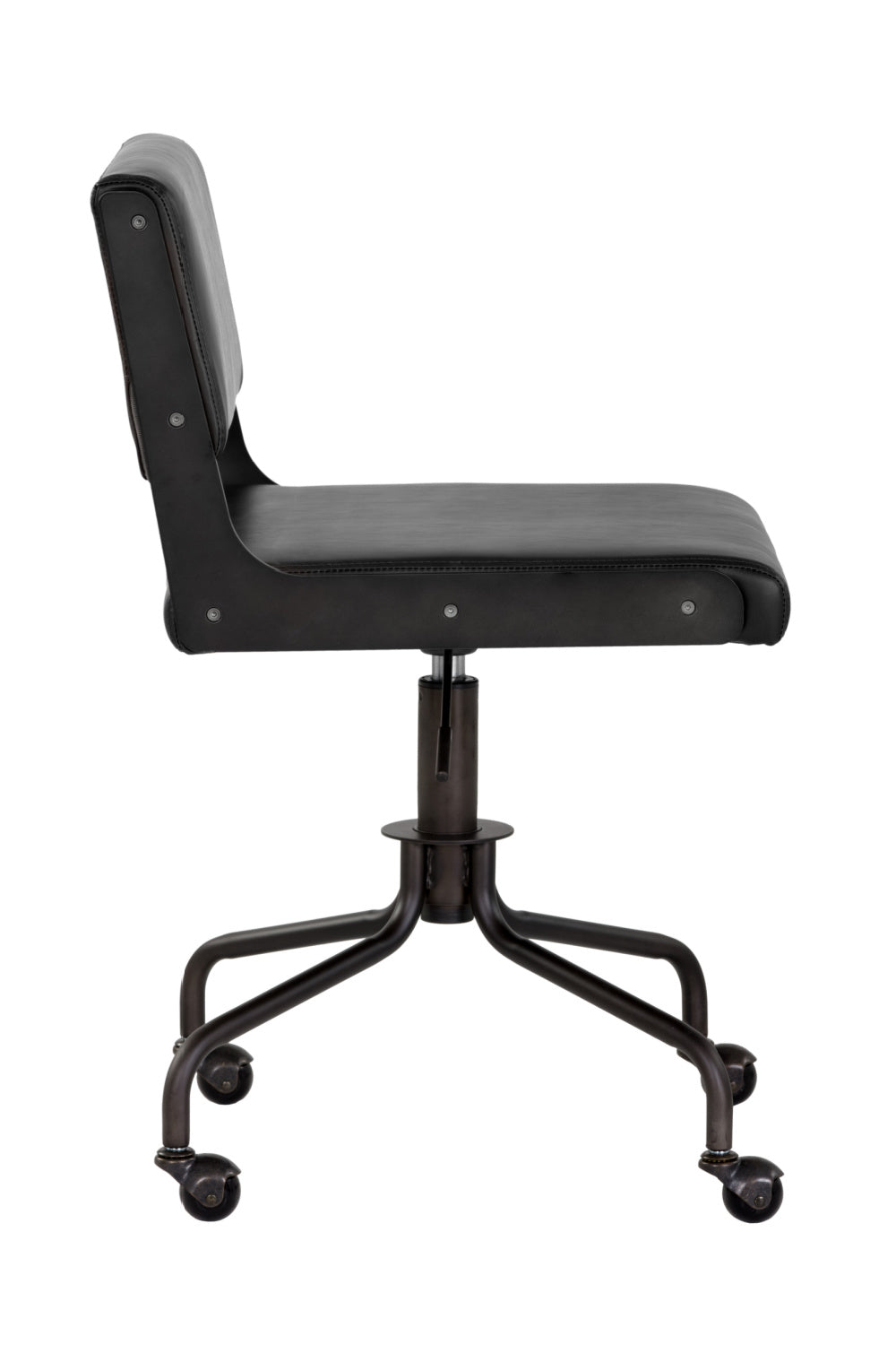 Modern European furniture - Black Leather Look Office Chair - www.oroa.com