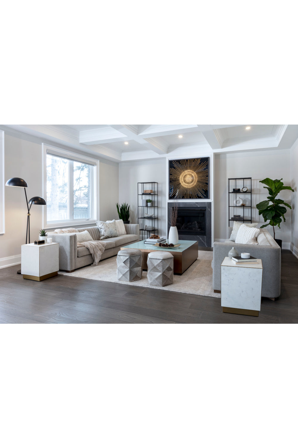 Modern European furniture - Modern Open Shelving Bookcase - www.oroa.com