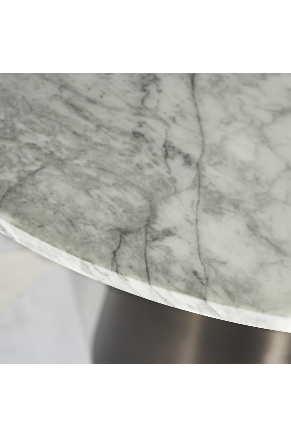 Modern European furniture - Carrara Marble Round Bistro Table - www.oroa.com | Oroa.com