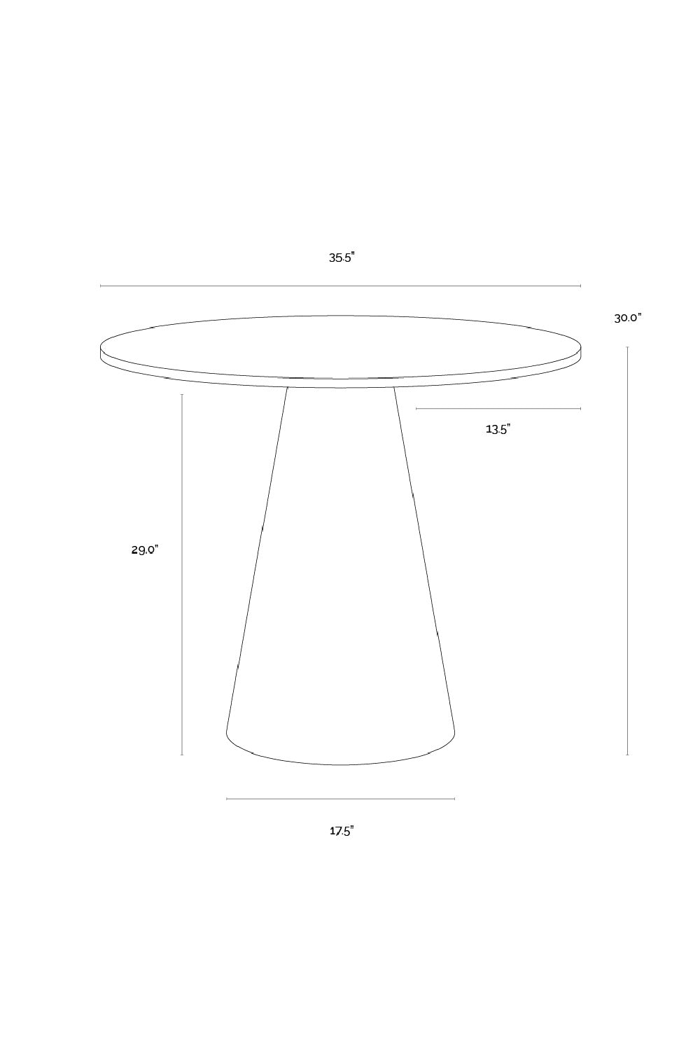 Modern European furniture - Carrara Marble Round Bistro Table - www.oroa.com | Oroa.com