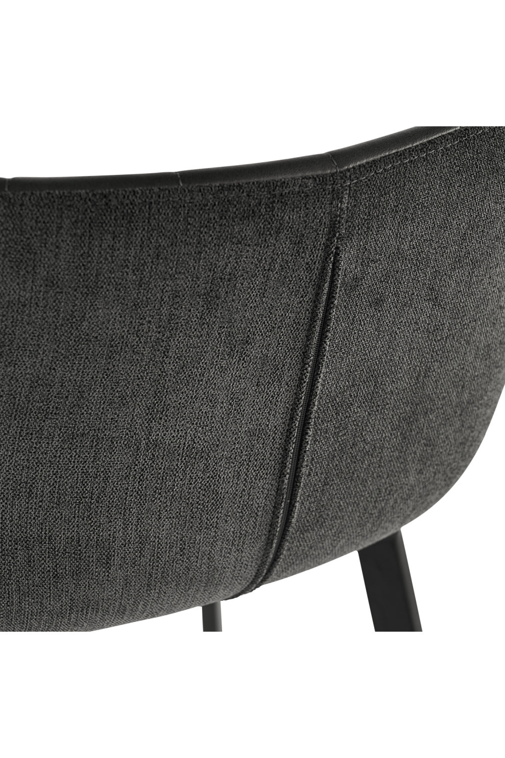 Modern European furniture - Clamshell Style Tufted Bar Stool - www.oroa.com