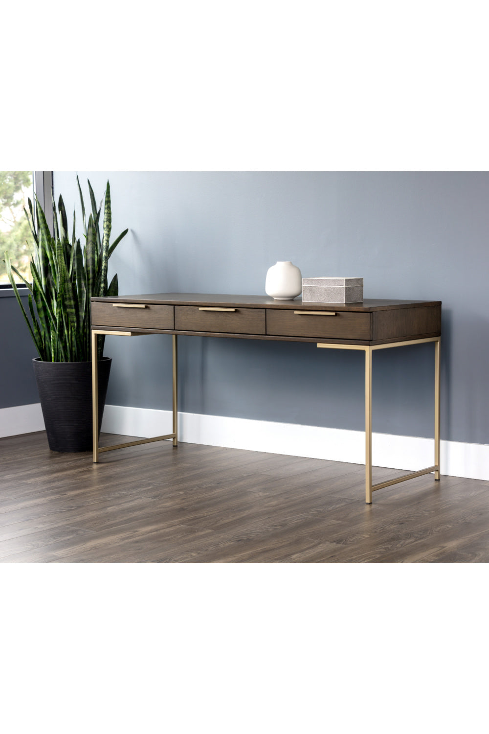 Modern European furniture - Minimalist Wood Office Desk - www.oroa.com | Oroa.com