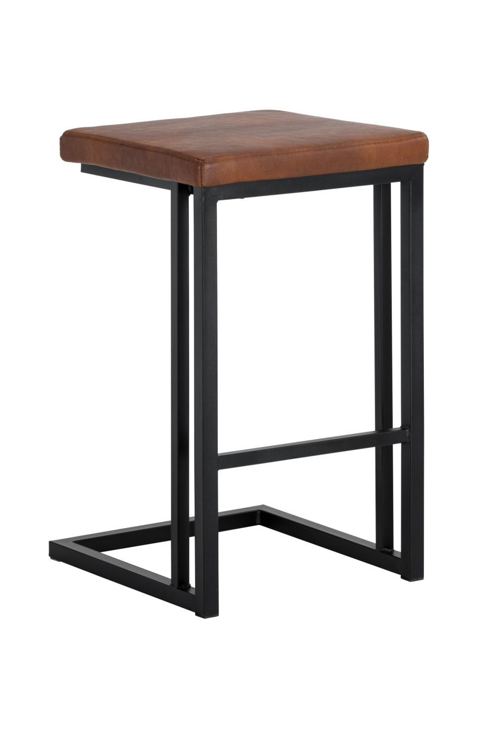 Modern European furniture - Leather-Look Backless Counter Stools (2) - www.oroa.com | Oroa.com