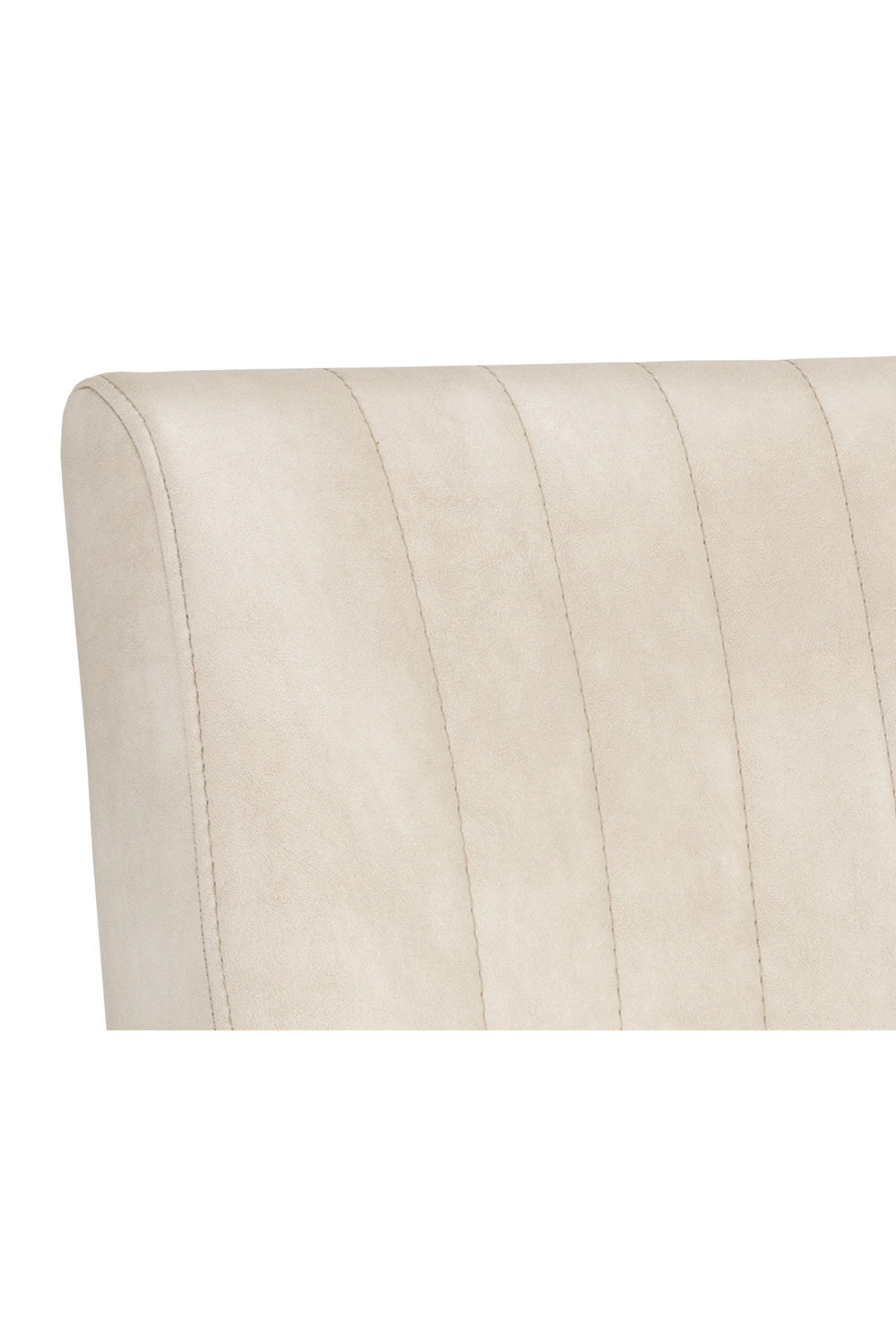 Modern European furniture - Leather-Look Vertical-Channeled Bar Stool - www.oroa.com | Oroa.com