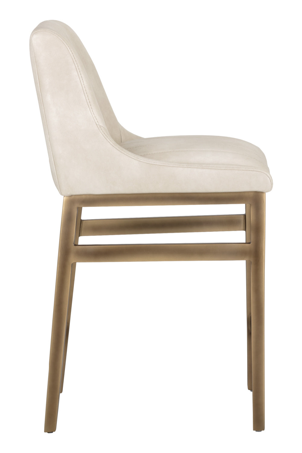 Modern European furniture - Channel-Tufted Counter Stool - www.oroa.com | Oroa.com