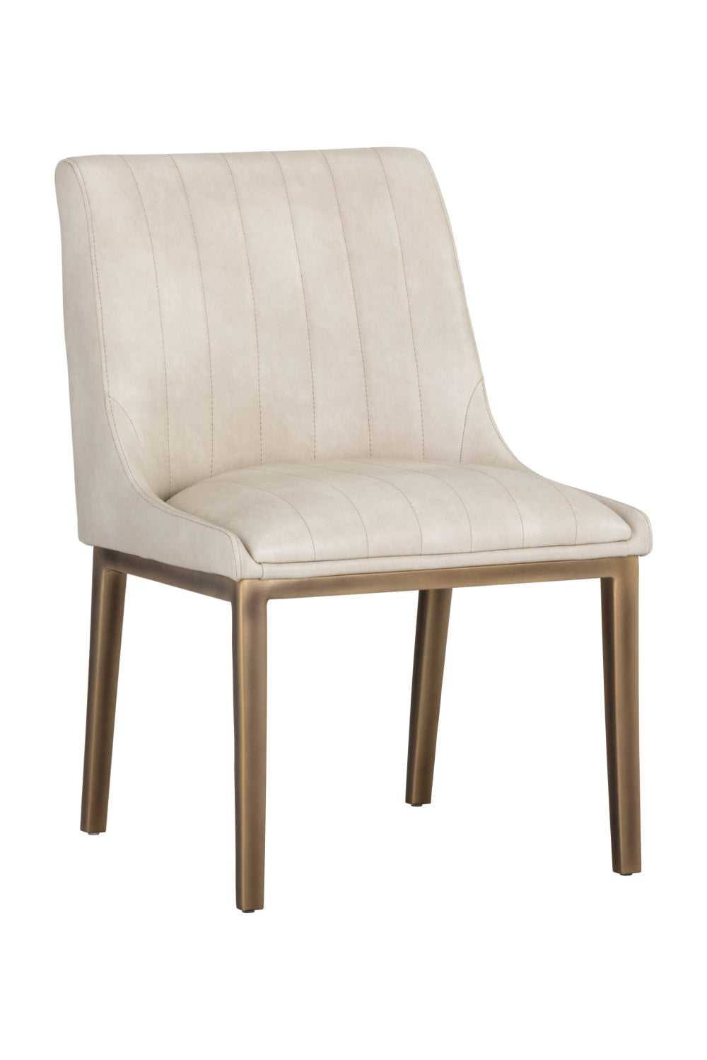 Modern European furniture - Vertical Stitched Dining Chairs (2) - www.oroa.com | Oroa.com