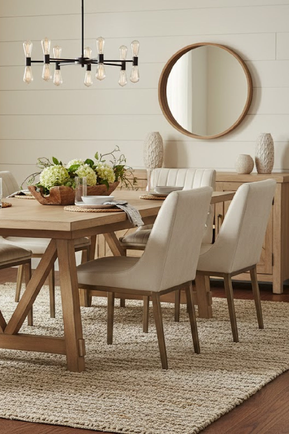 Modern European furniture - Vertical Stitched Dining Chairs (2) - www.oroa.com | Oroa.com