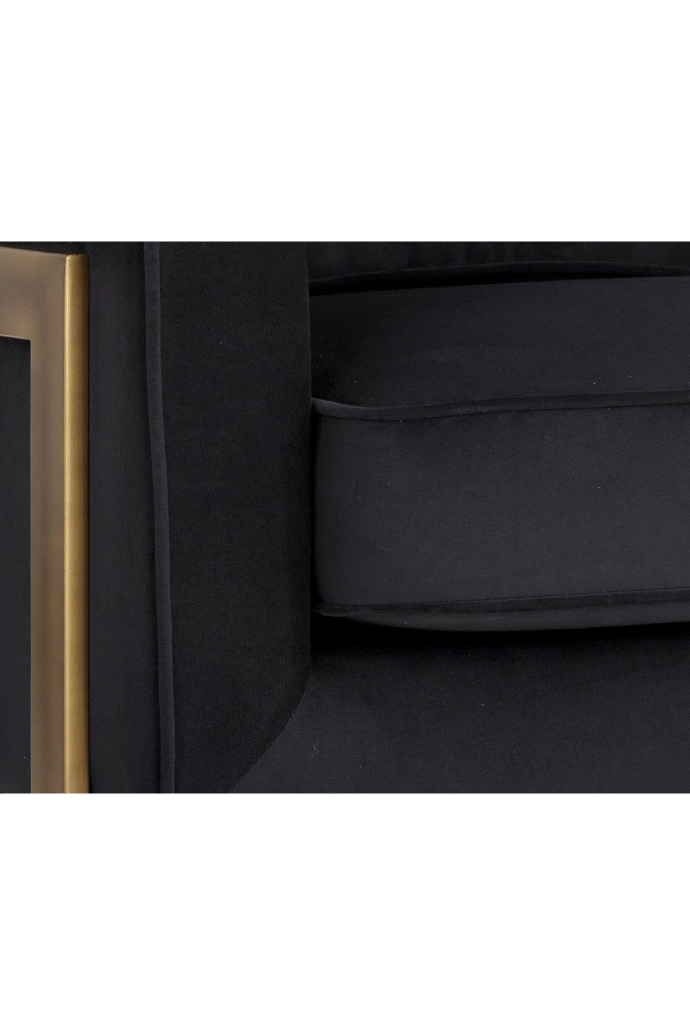 Modern European furniture - Bronze Frame Cantilevered Lounge Chair - www.oroa.com | Oroa.com