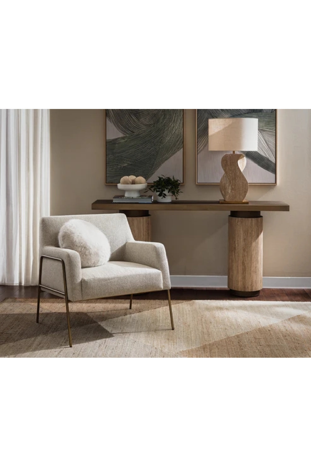 Modern European furniture - Fabric Upholstered Lounge Chair - www.oroa.com | Oroa.com