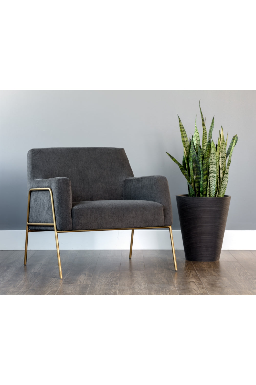 Modern European furniture - Fabric Upholstered Lounge Chair - www.oroa.com | Oroa.com