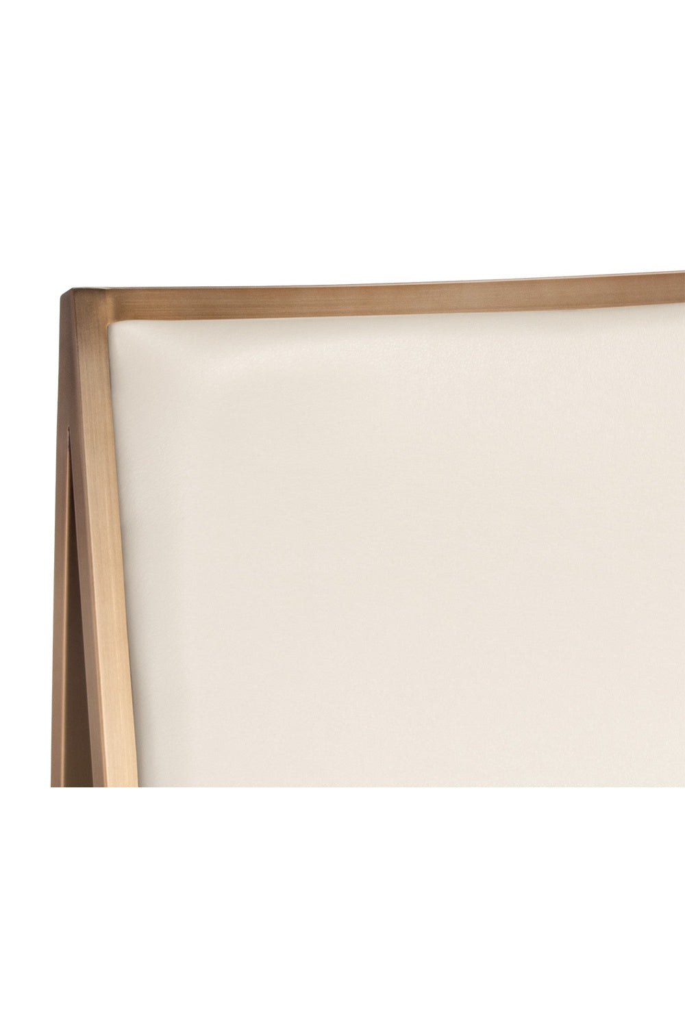 Modern European furniture - Cream Leather Look Dining Chairs (2) - www.oroa.com