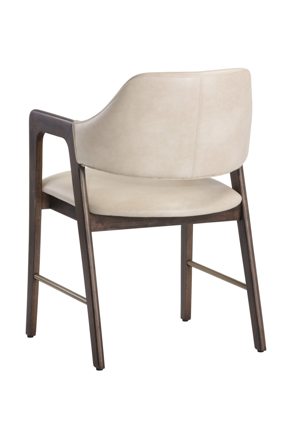 Modern European furniture - Smoked Acacia Frame Dining Chair - www.oroa.com