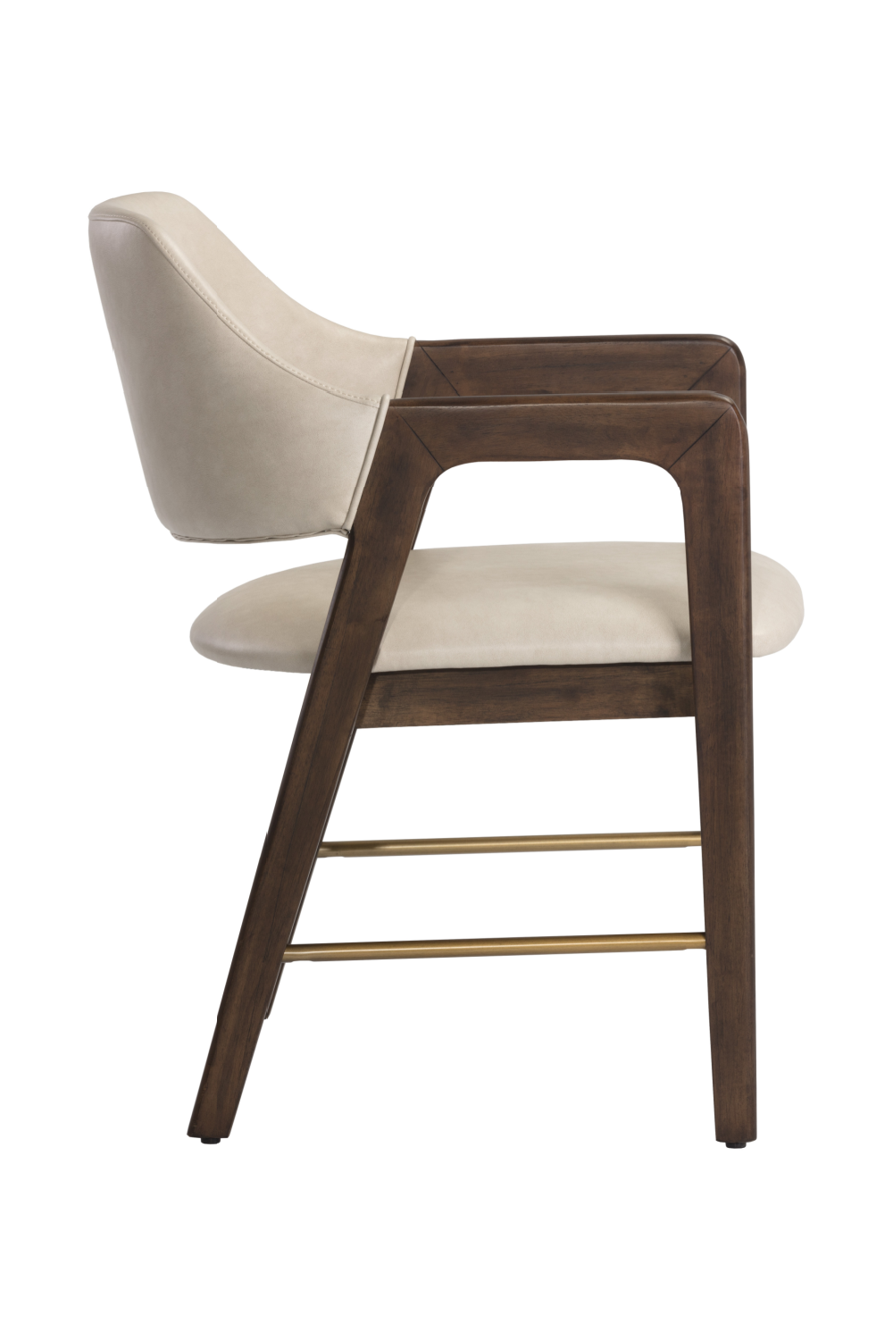 Modern European furniture - Smoked Acacia Frame Dining Chair - www.oroa.com