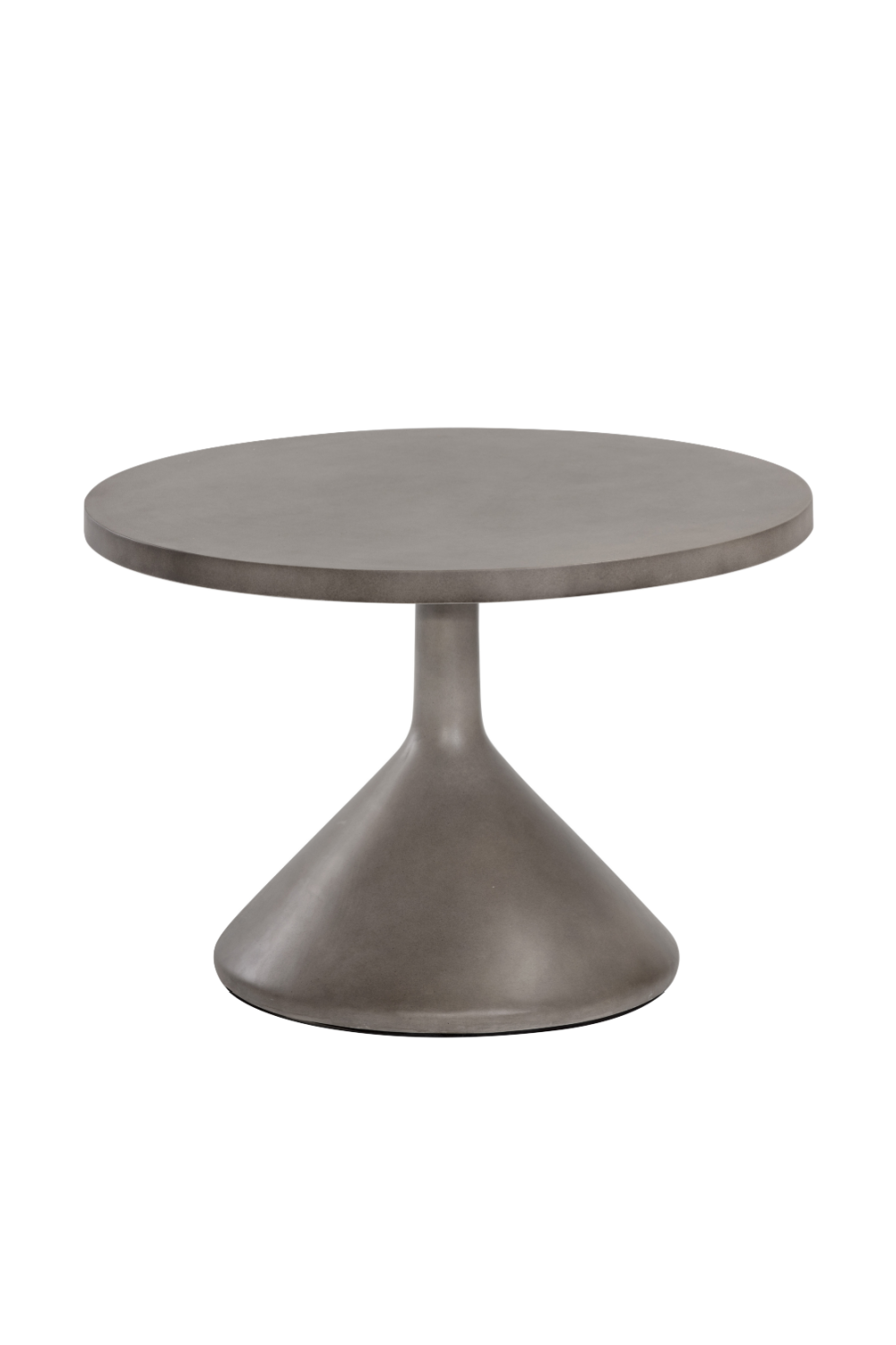 Modern European furniture - Concrete Pedestal Indoor/Outdoor Coffee Table - www.oroa.com | Oroa.com